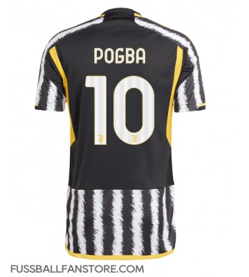 Juventus Paul Pogba #10 Replik Heimtrikot 2023-24 Kurzarm